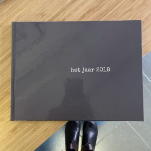 Photo yearbook, cover with '2018'